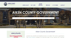 Desktop Screenshot of aikencountysc.gov